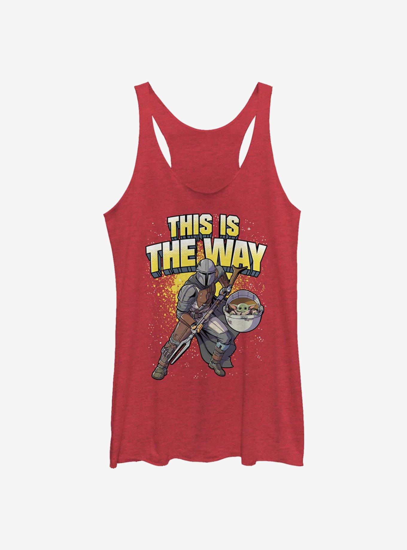 Star Wars The Mandalorian The Child This Is The Way Pose Womens Tank Top, , hi-res