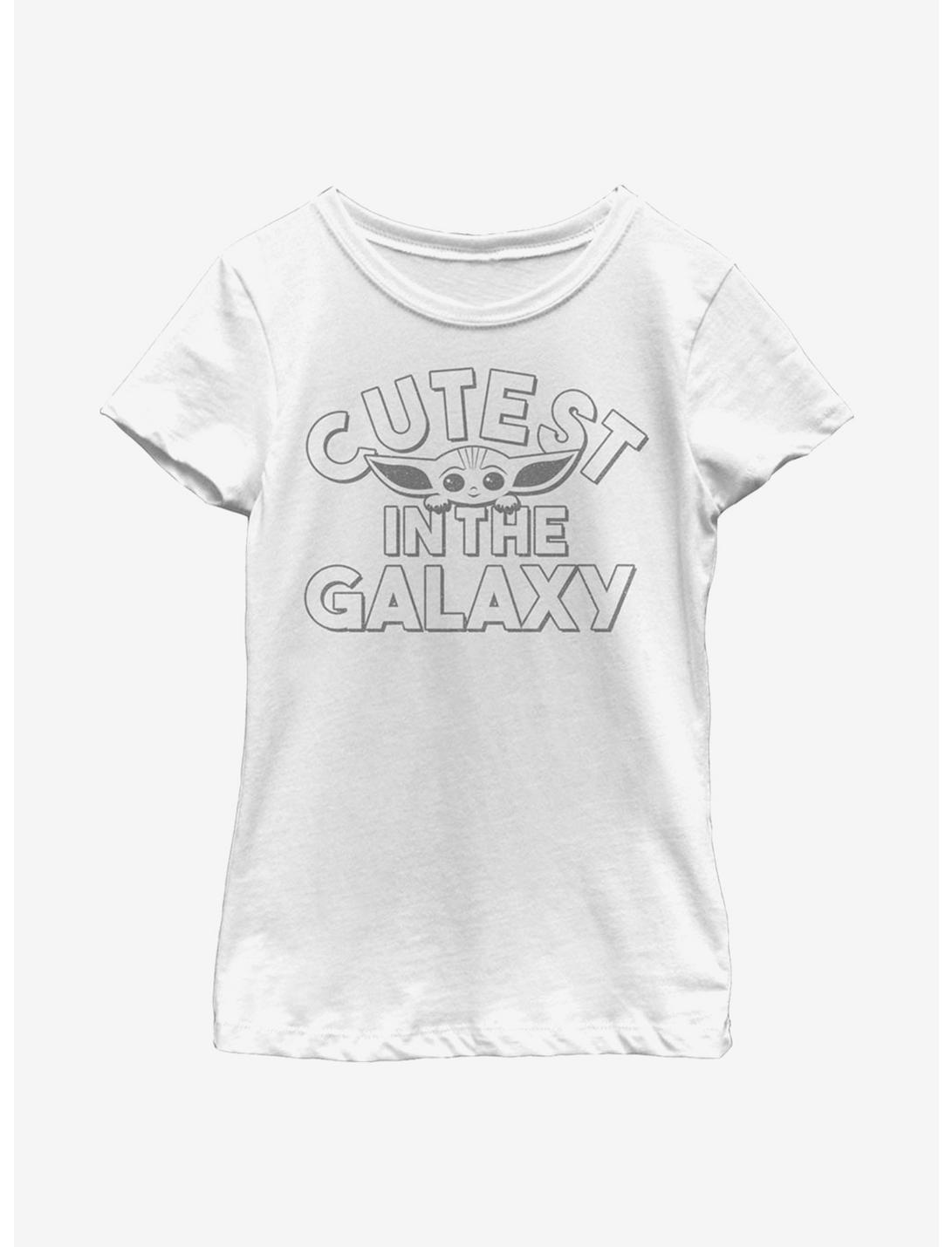 Star Wars The Mandalorian The Child Cutest Youth Girls T-Shirt, WHITE, hi-res