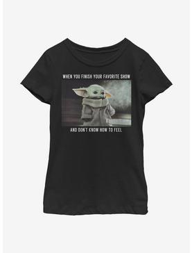 Star Wars The Mandalorian The Child Favorite Show Meme Youth Girls T-Shirt, , hi-res