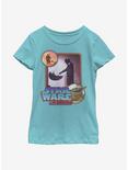 Star Wars The Mandalorian The Child Retro Design Youth Girls T-Shirt, TAHI BLUE, hi-res