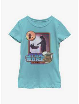Star Wars The Mandalorian The Child Retro Design Youth Girls T-Shirt, , hi-res