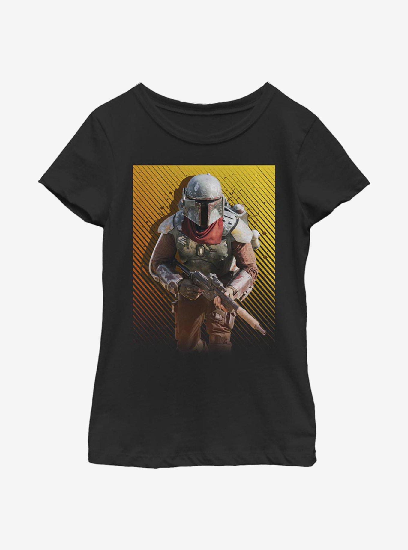 Star Wars The Mandalorian Solo Marshal Youth Girls T-Shirt, , hi-res