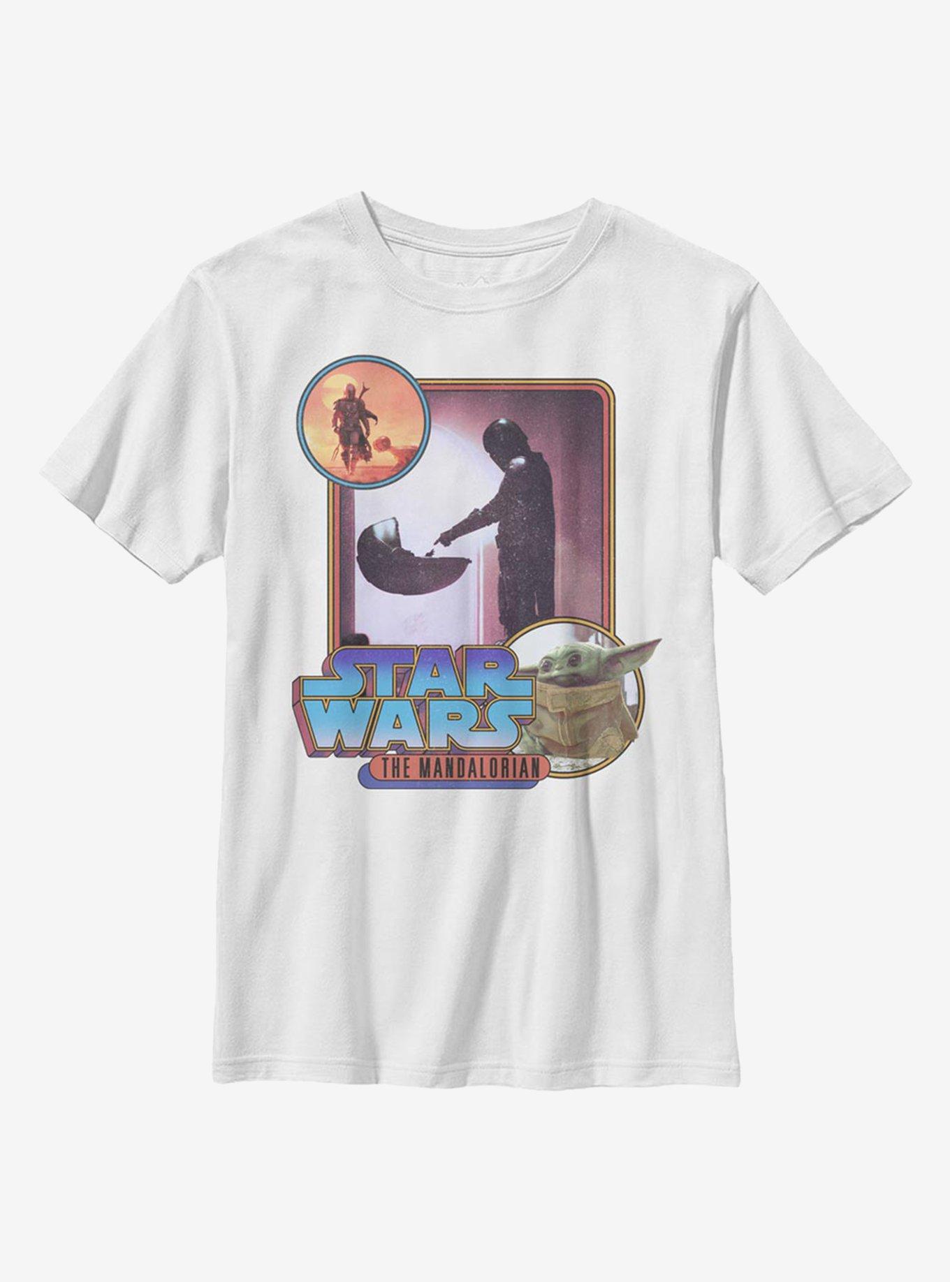 Star Wars The Mandalorian The Child Retro Design Youth T-Shirt, , hi-res