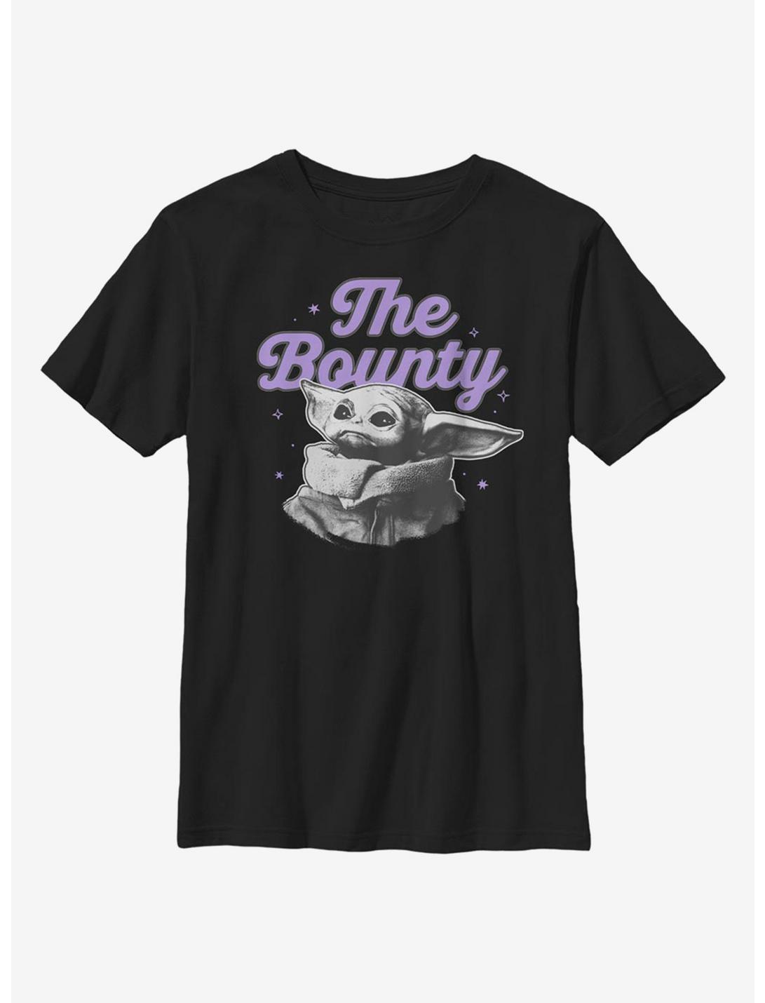 Star Wars The Mandalorian The Child The Bounty Youth T-Shirt, BLACK, hi-res
