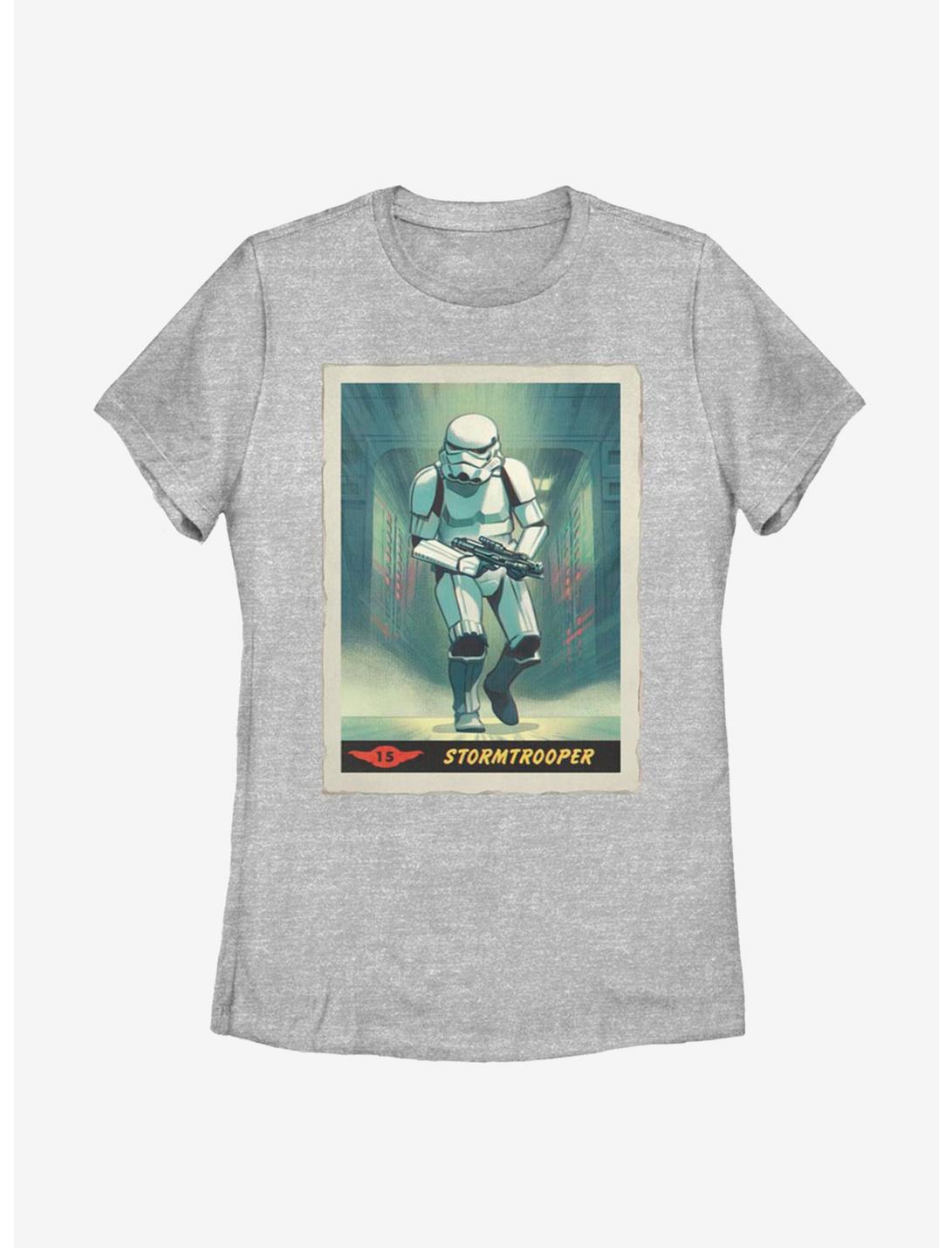 Star Wars The Mandalorian Storm Trooper Running Poster Womens T-Shirt, ATH HTR, hi-res