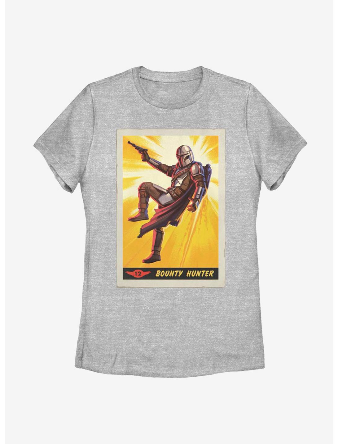 Star Wars The Mandalorian Shooting Pose Poster Womens T-Shirt, ATH HTR, hi-res