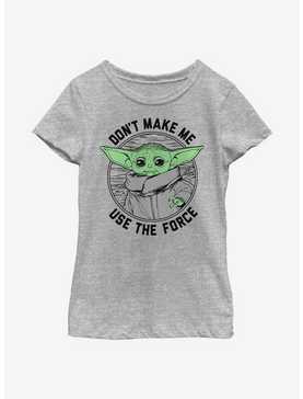 Star Wars The Mandalorian The Child Don't Make Me Youth Girls T-Shirt, , hi-res