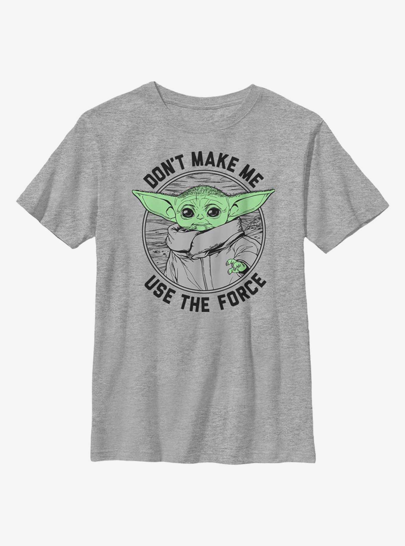 Star Wars The Mandalorian The Child Don't Make Me Youth T-Shirt, , hi-res