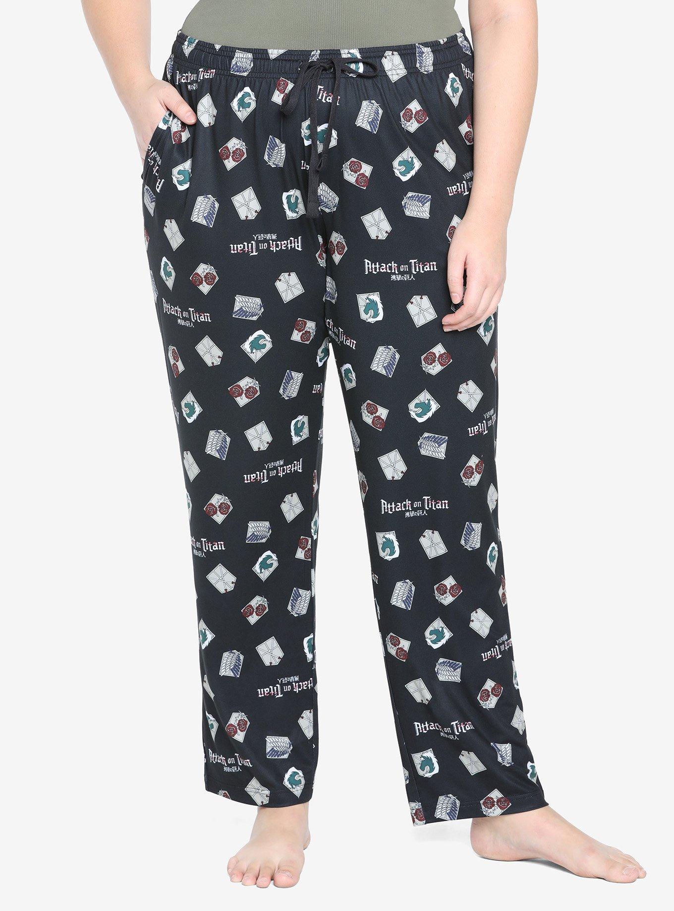 Attack On Titan Military Branches Pajama Pants Plus Size