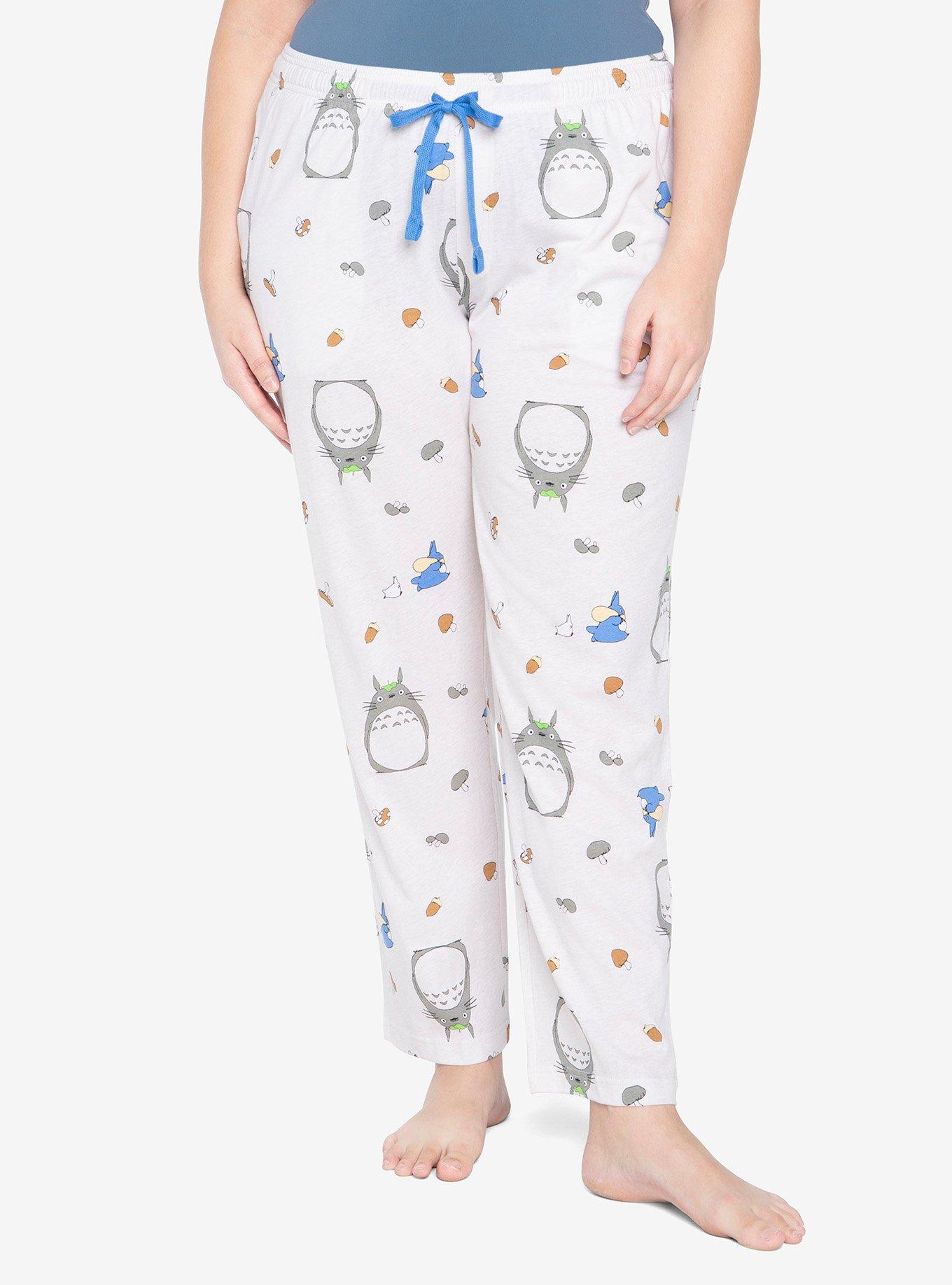 Studio Ghibli My Neighbor Totoro Forest Forage Pajama Pants Plus Size, MULTI, hi-res