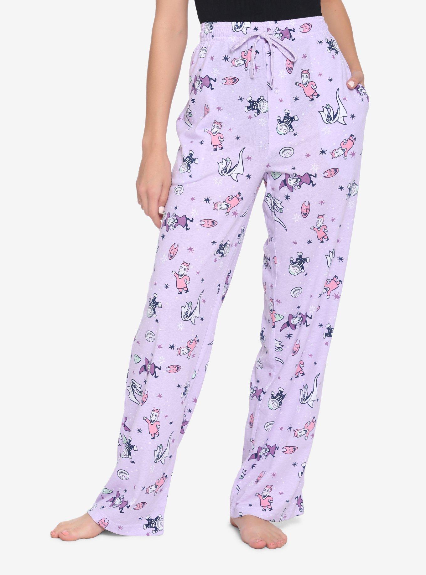 Just Love Fleece Pajama Pants for Women Sleepwear PJs (Black - Pastel  Sheep, 2X)