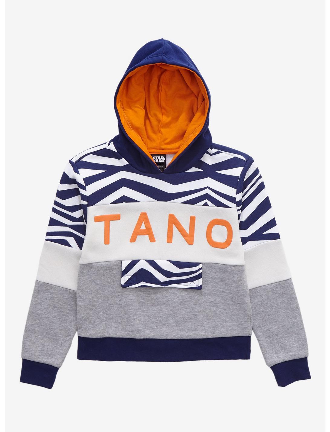 Our Universe Star Wars Ahsoka Tano Color-Block Youth Hoodie Her Universe Exclusive, MULTI, hi-res