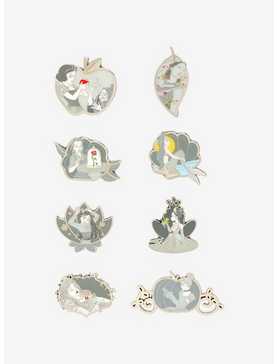 Loungefly Disney Princesses Grayscale Moments Blind Box Enamel Pin - BoxLunch Exclusive, , hi-res