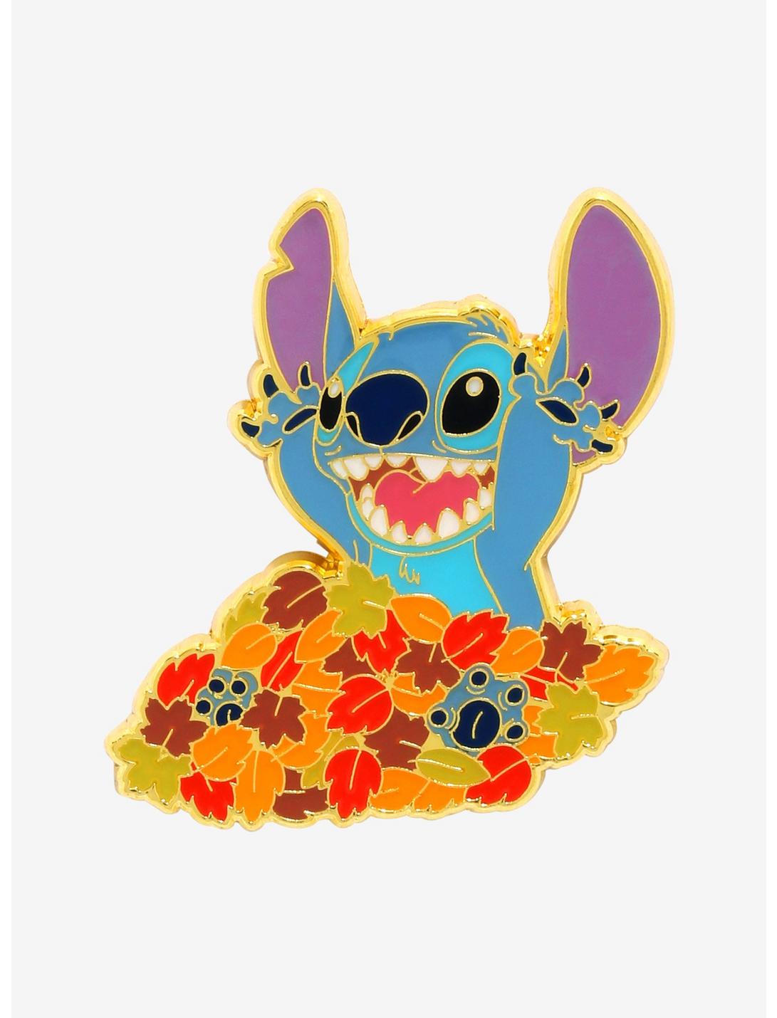 Loungefly Disney Lilo & Stitch Autumn Fun with Stitch Enamel Pin - BoxLunch Exclusive, , hi-res