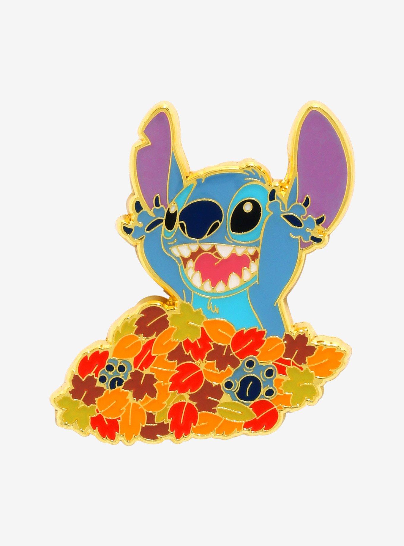 Loungefly Disney Lilo & Stitch Autumn Fun with Stitch Enamel Pin - BoxLunch Exclusive, , hi-res