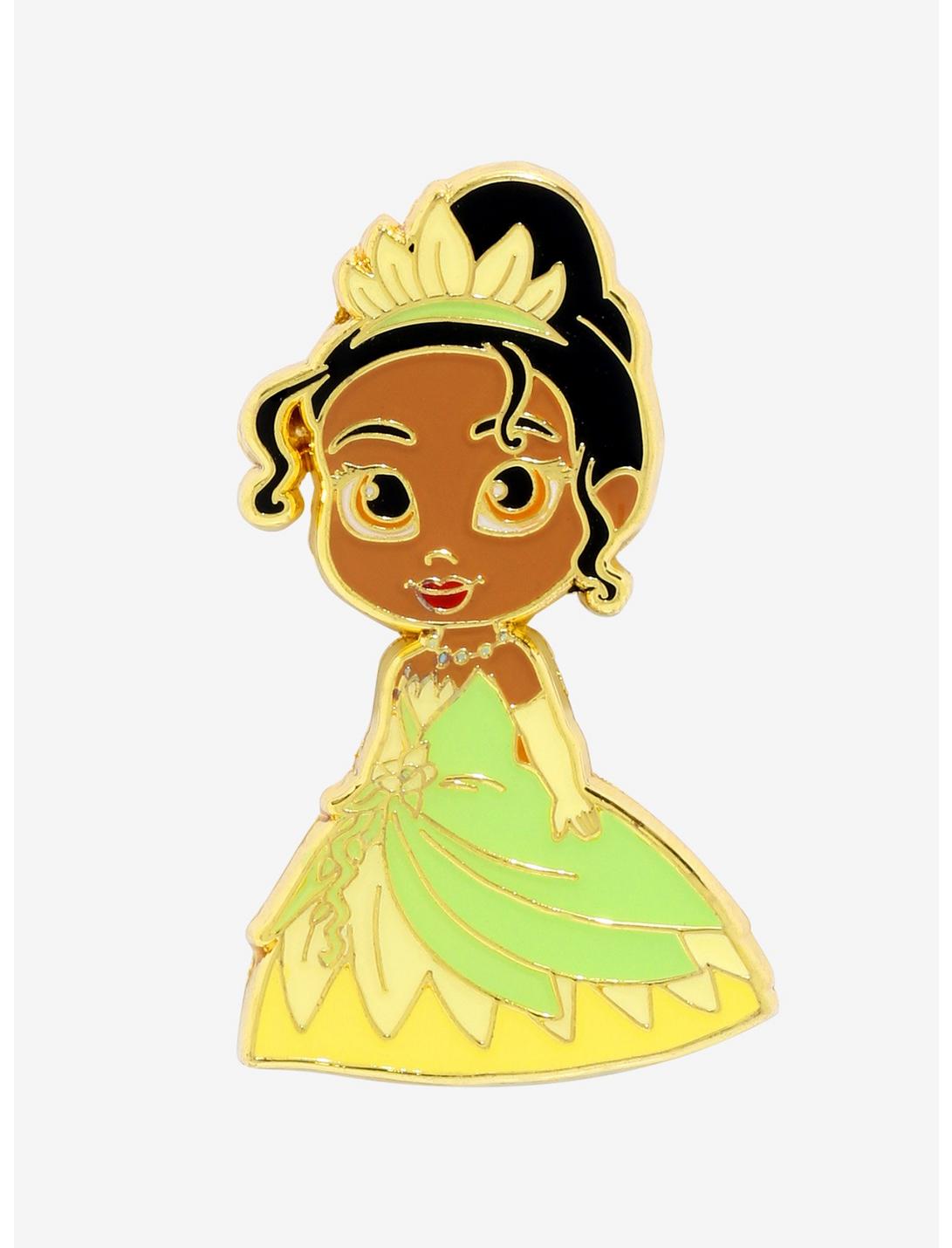 Loungefly Disney The Princess and the Frog Chibi Tiana Enamel Pin - BoxLunch Exclusive, , hi-res