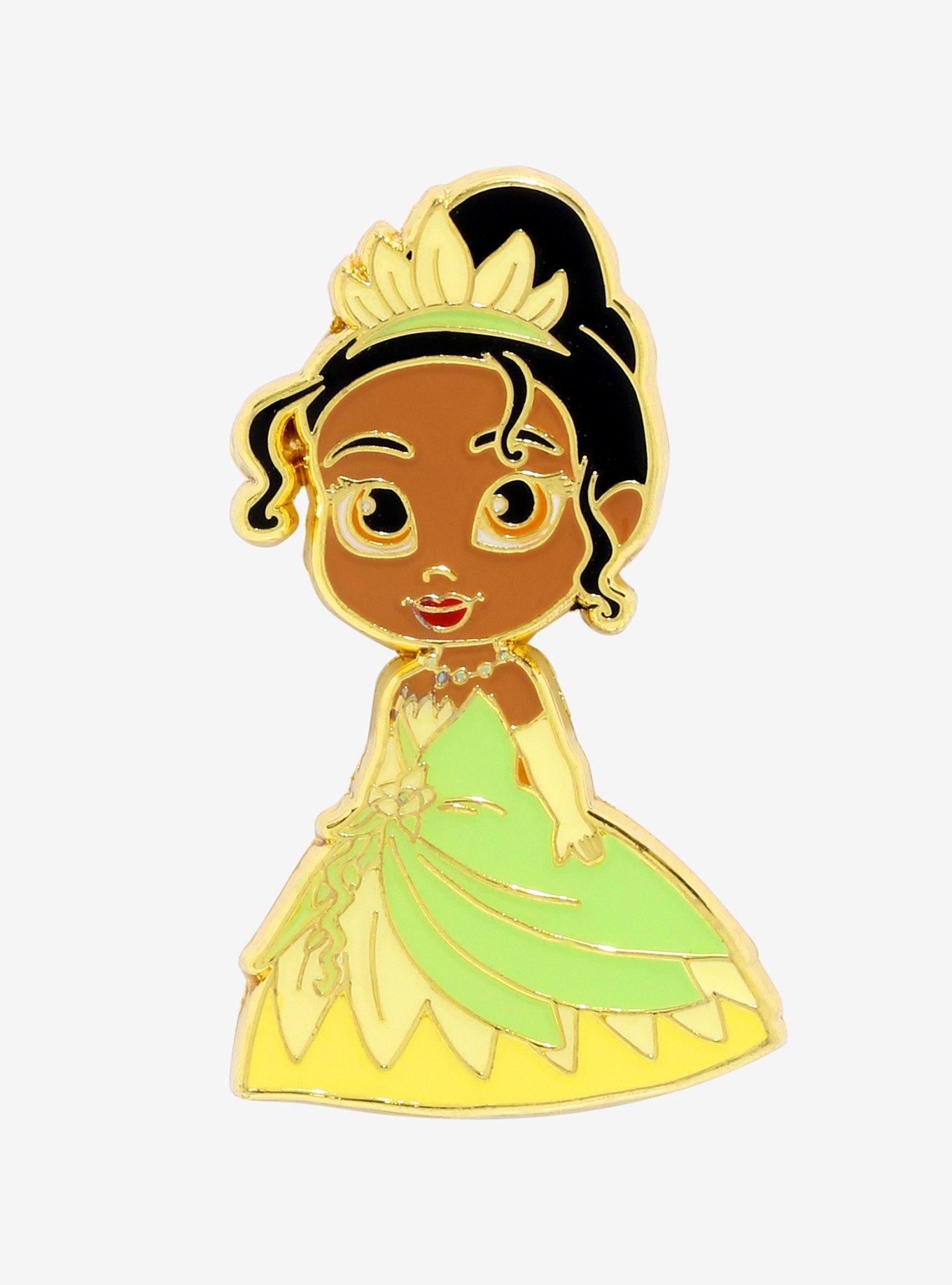 Loungefly Disney The Princess and the Frog Chibi Tiana Enamel Pin - BoxLunch Exclusive, , hi-res