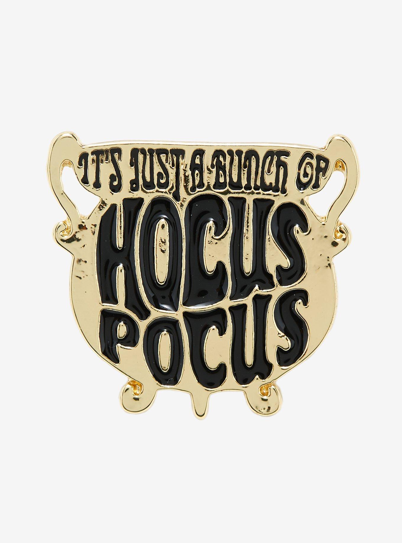 Disney Hocus Pocus It’s Just a Bunch of Hocus Pocus Cauldron Enamel Pin - BoxLunch Exclusive, , hi-res