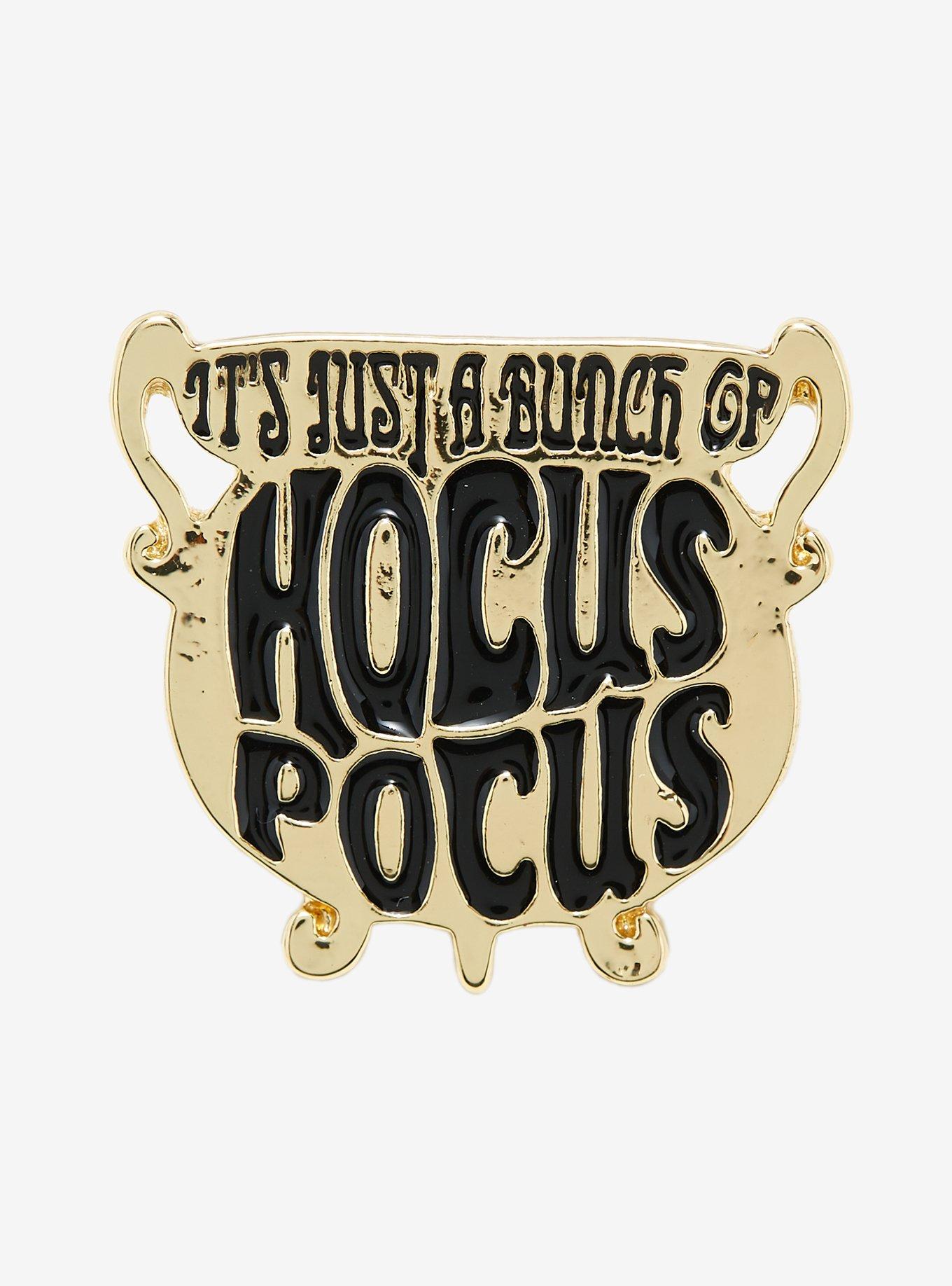Disney Hocus Pocus It&rsquo;s Just a Bunch of Hocus Pocus Cauldron Enamel Pin - BoxLunch Exclusive, , hi-res