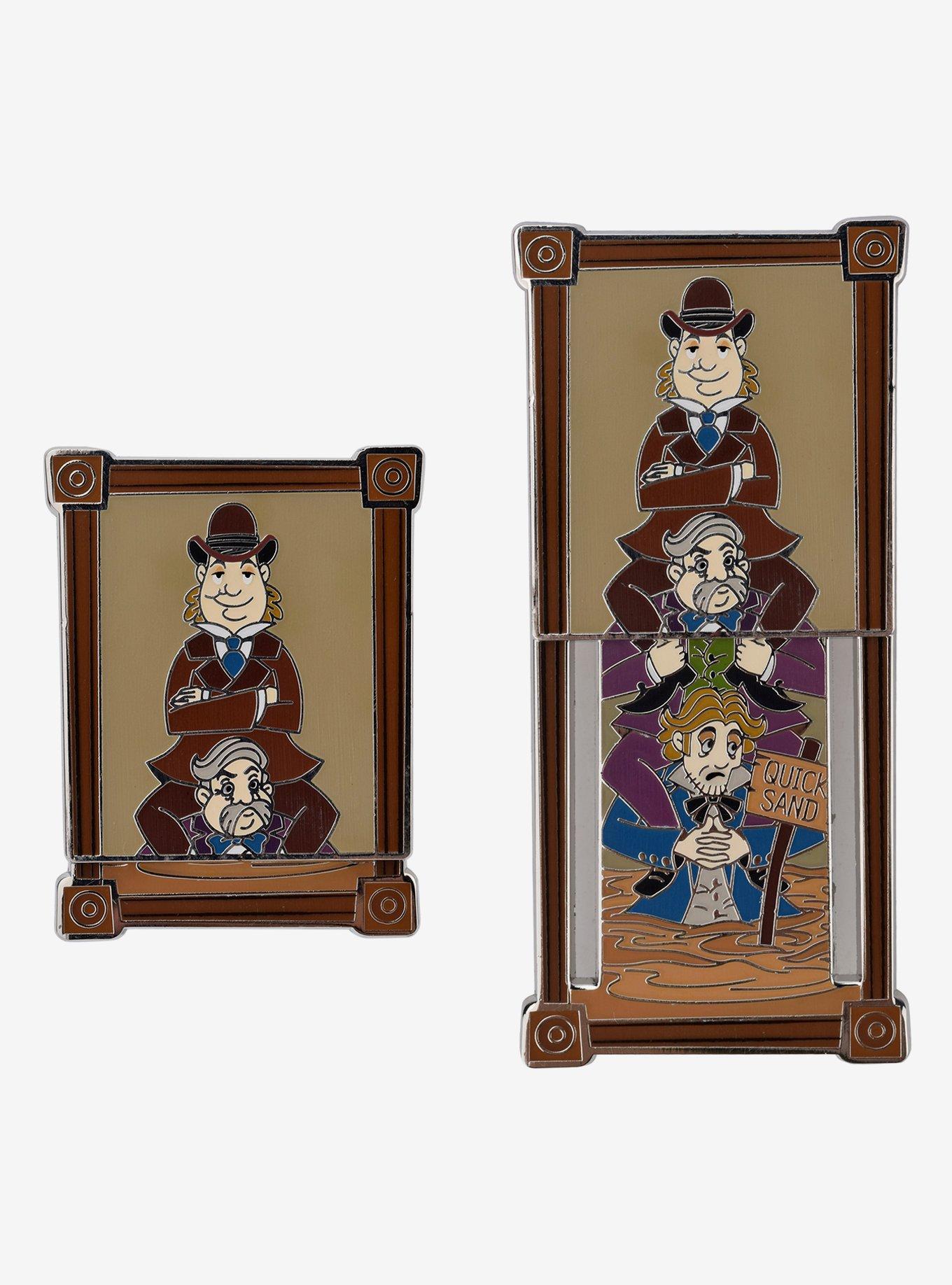 Disney Haunted Mansion Quicksand Men Stretching Portrait Sliding Enamel Pin - BoxLunch Exclusive, , hi-res