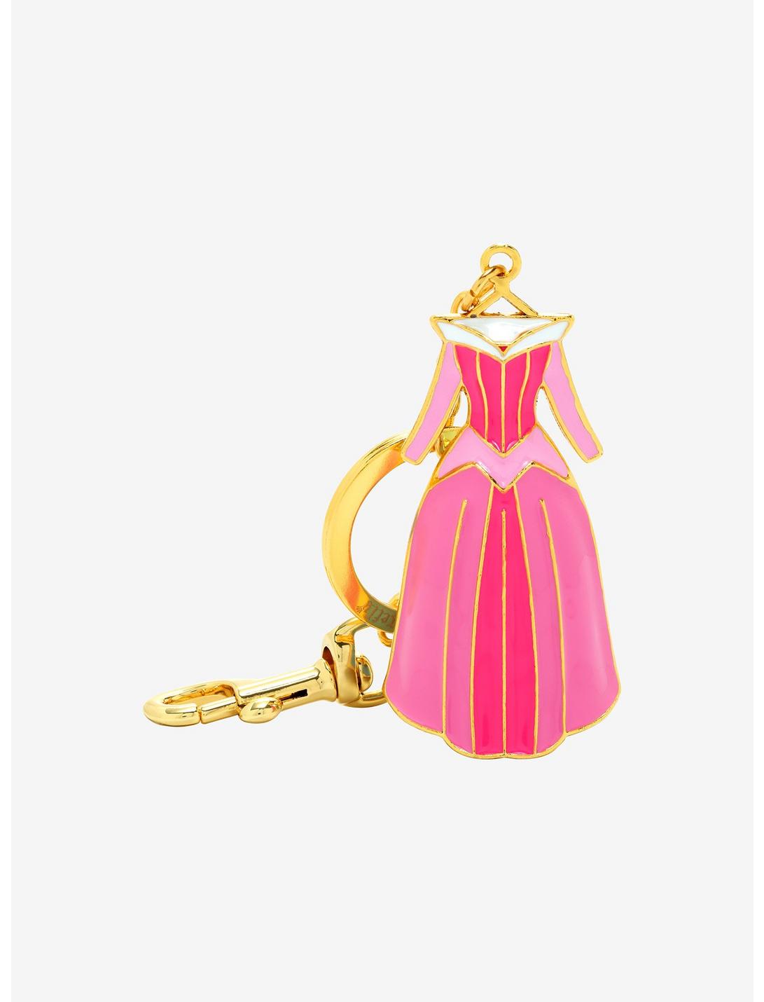 Loungefly Disney Sleeping Beauty Aurora's Dresses Double Sided 3D Keychain - BoxLunch Exclusive, , hi-res