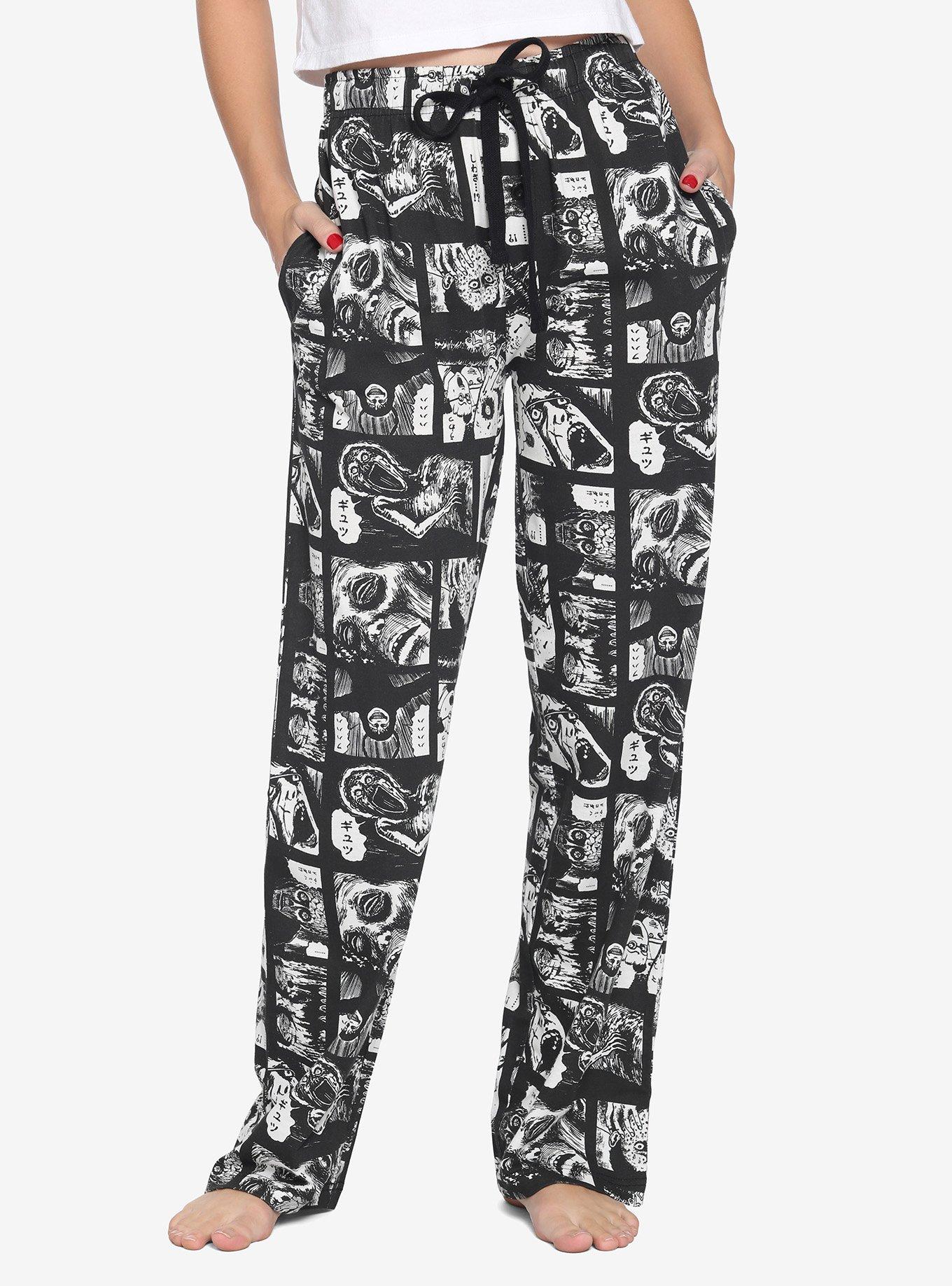 Junji Ito Panel Pajama Pants, MULTI, hi-res