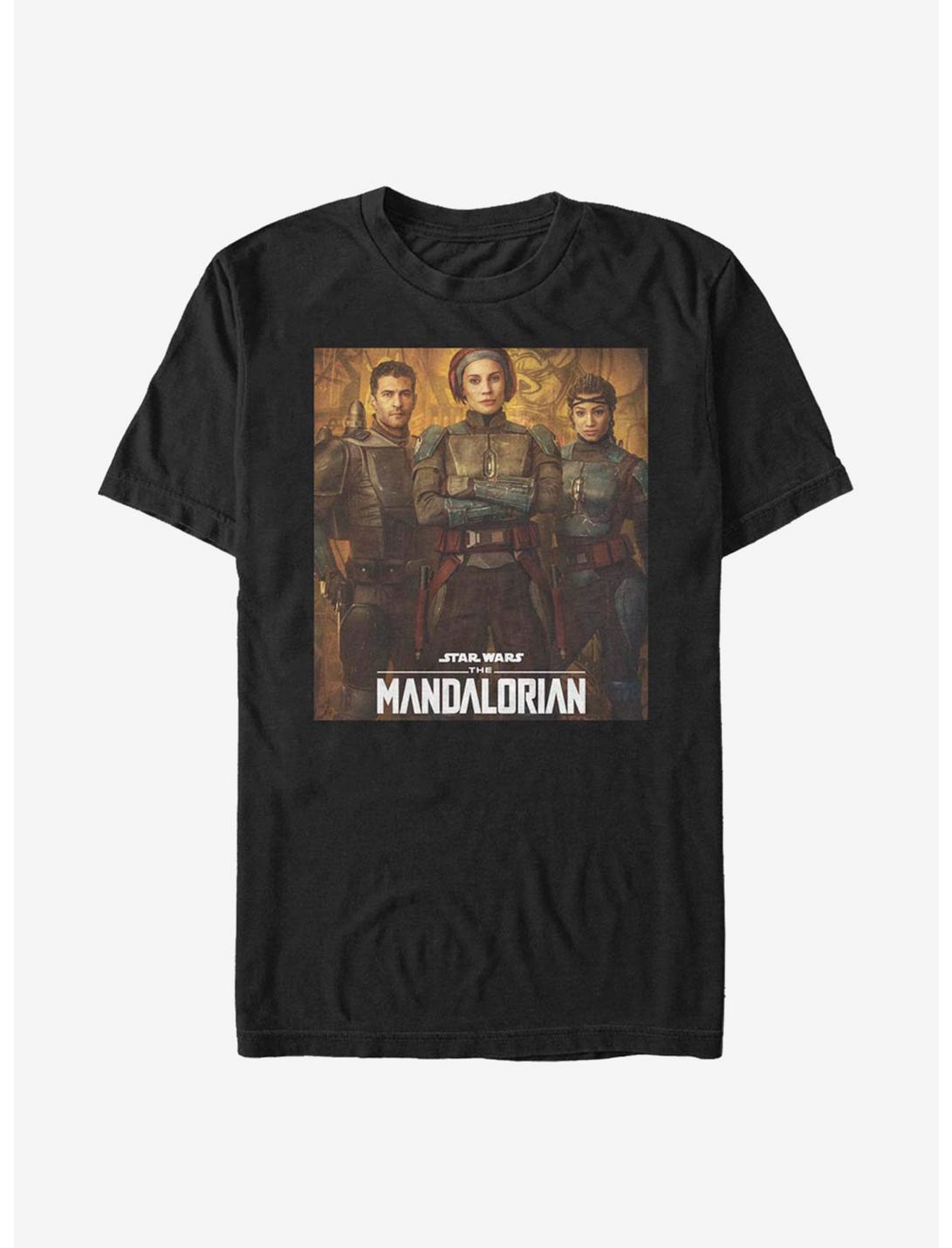Star Wars The Mandalorian Bo-Katan Team Poster T-Shirt, BLACK, hi-res