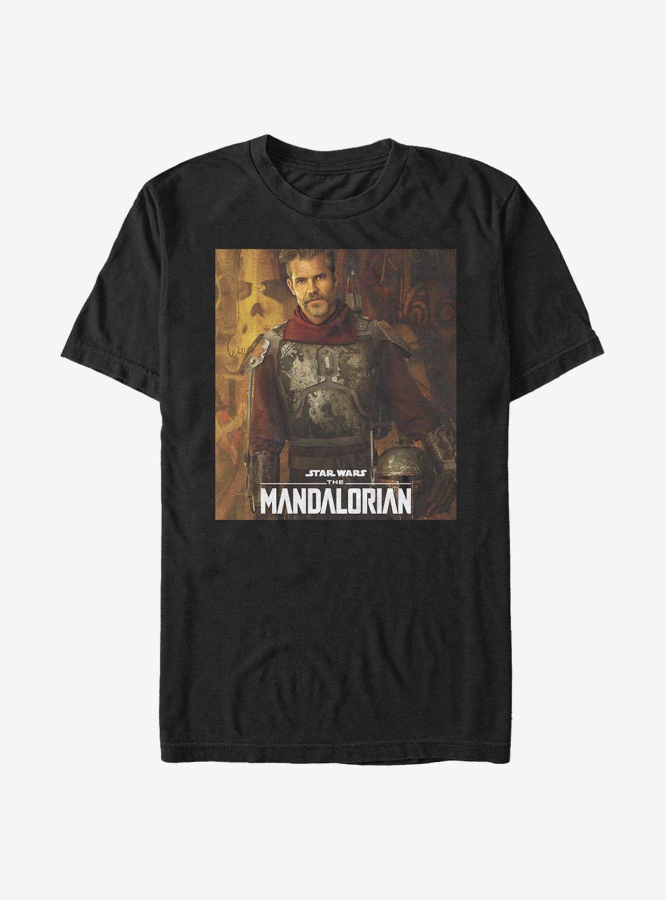 Star Wars The Mandalorian Cobb Vanth Poster T-Shirt, BLACK, hi-res