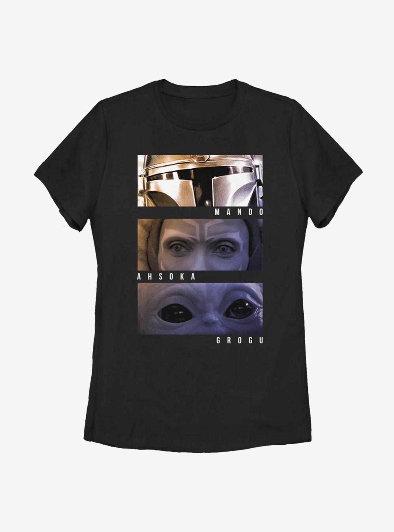 Star Wars The Mandalorian The Child Ahsoka Eyes Womens T-Shirt, , hi-res