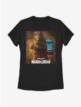 Star Wars The Mandalorian Frog Lady Poster Womens T-Shirt, BLACK, hi-res