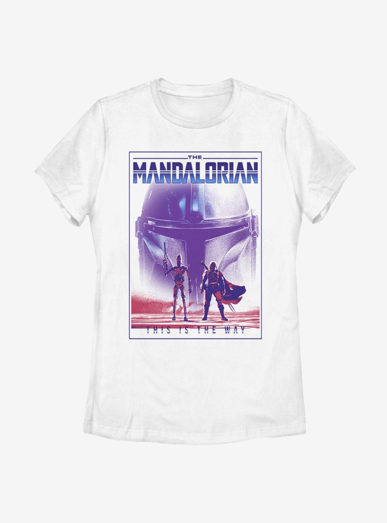 Star Wars The Mandalorian Hype Twins Womens T-Shirt, WHITE, hi-res
