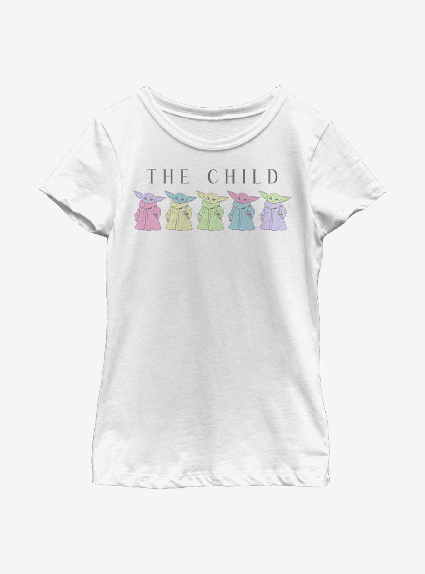 Star Wars The Mandalorian The Child Colors Youth Girls T-Shirt, WHITE, hi-res