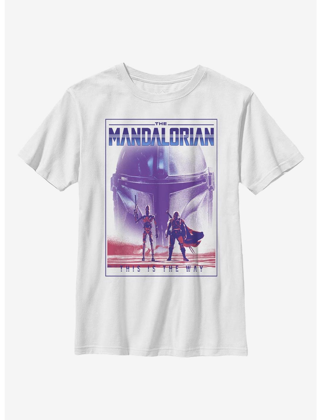 Star Wars The Mandalorian Hype Twins Youth T-Shirt, WHITE, hi-res