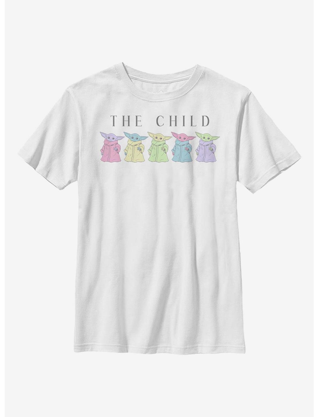 Star Wars The Mandalorian The Child Colors Youth T-Shirt, WHITE, hi-res