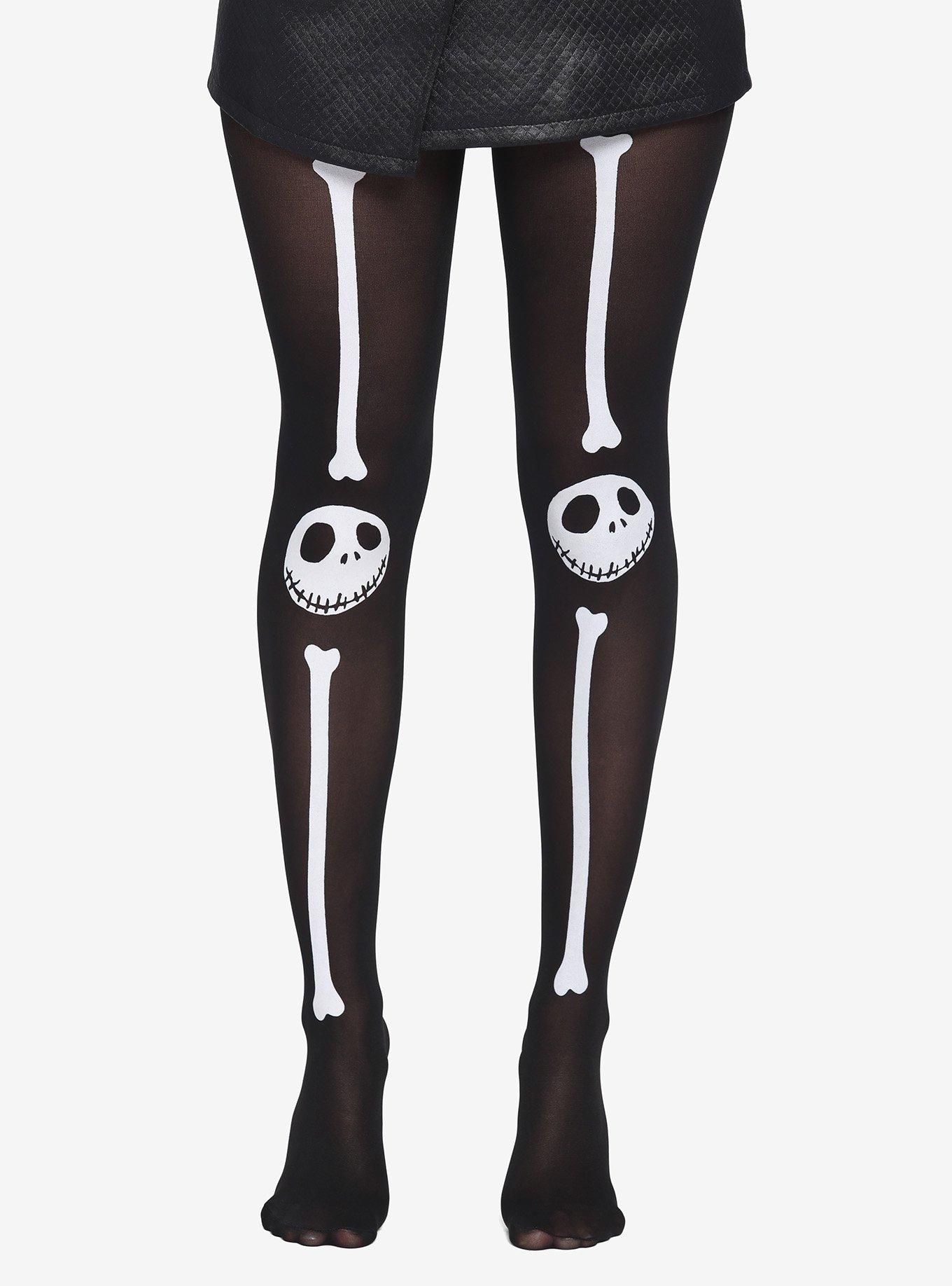 The Nightmare Before Christmas Silhouette Tights