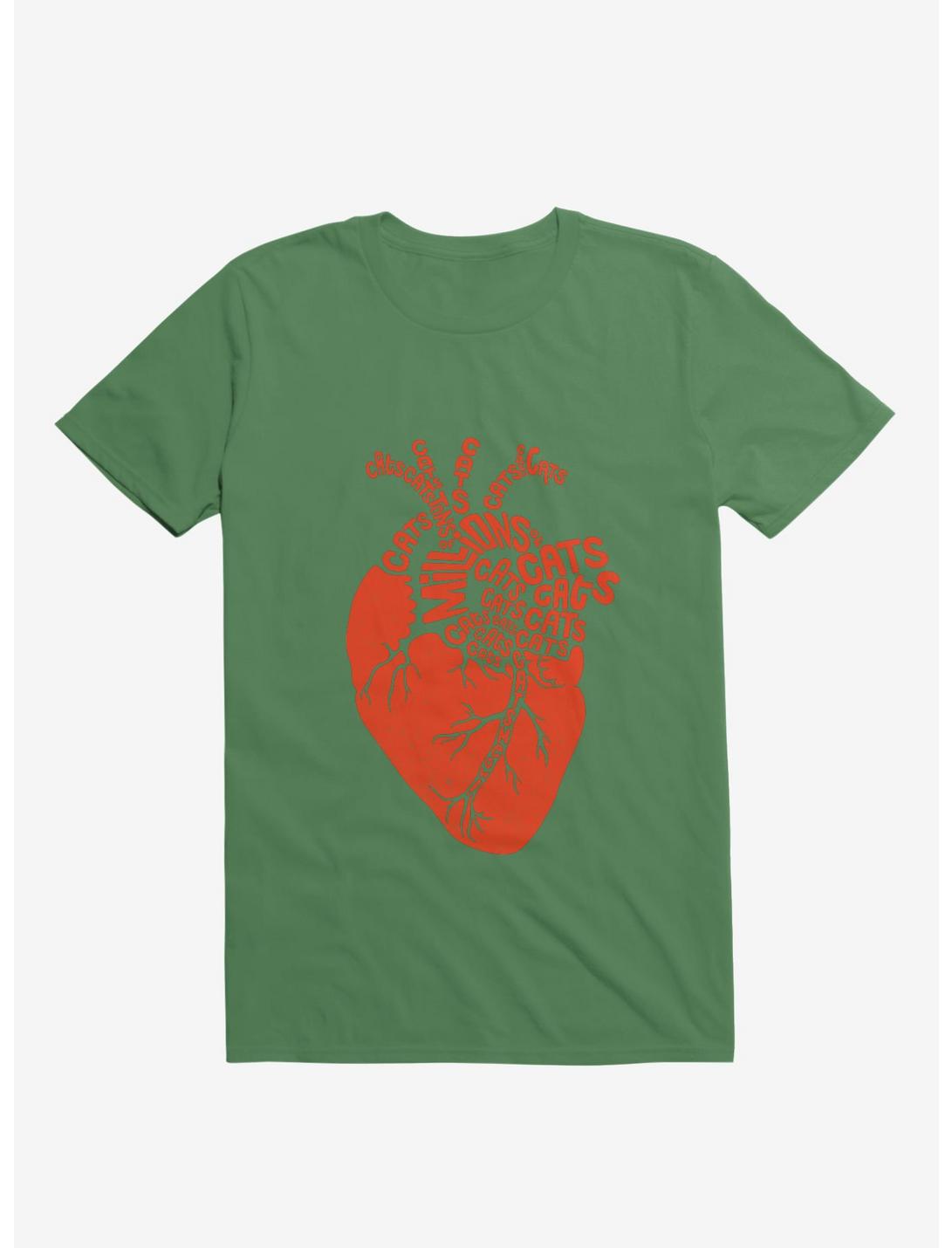 Anatomicat Heart Kelly Green T-Shirt, KELLY GREEN, hi-res
