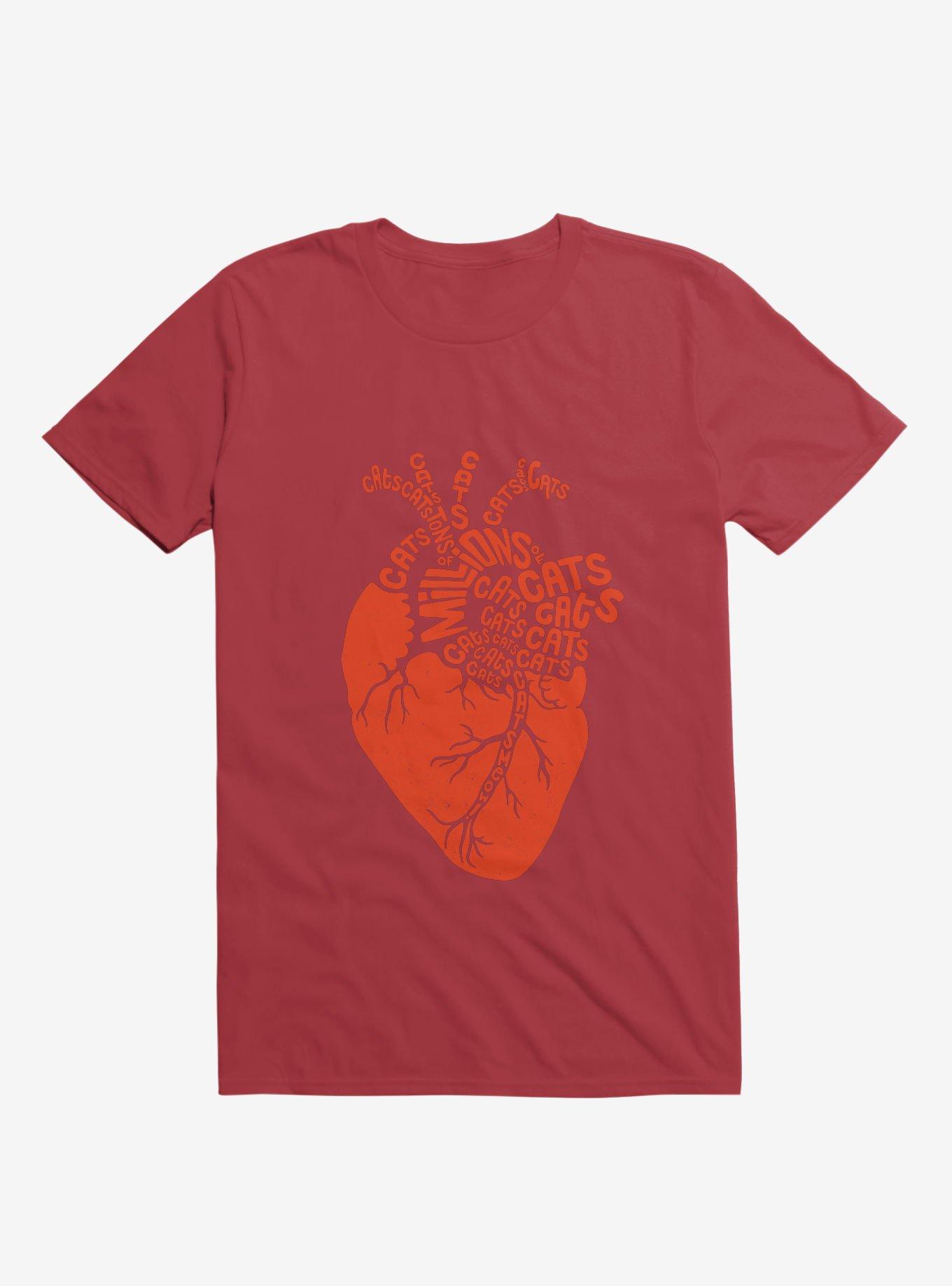 Anatomicat Heart Red T-Shirt