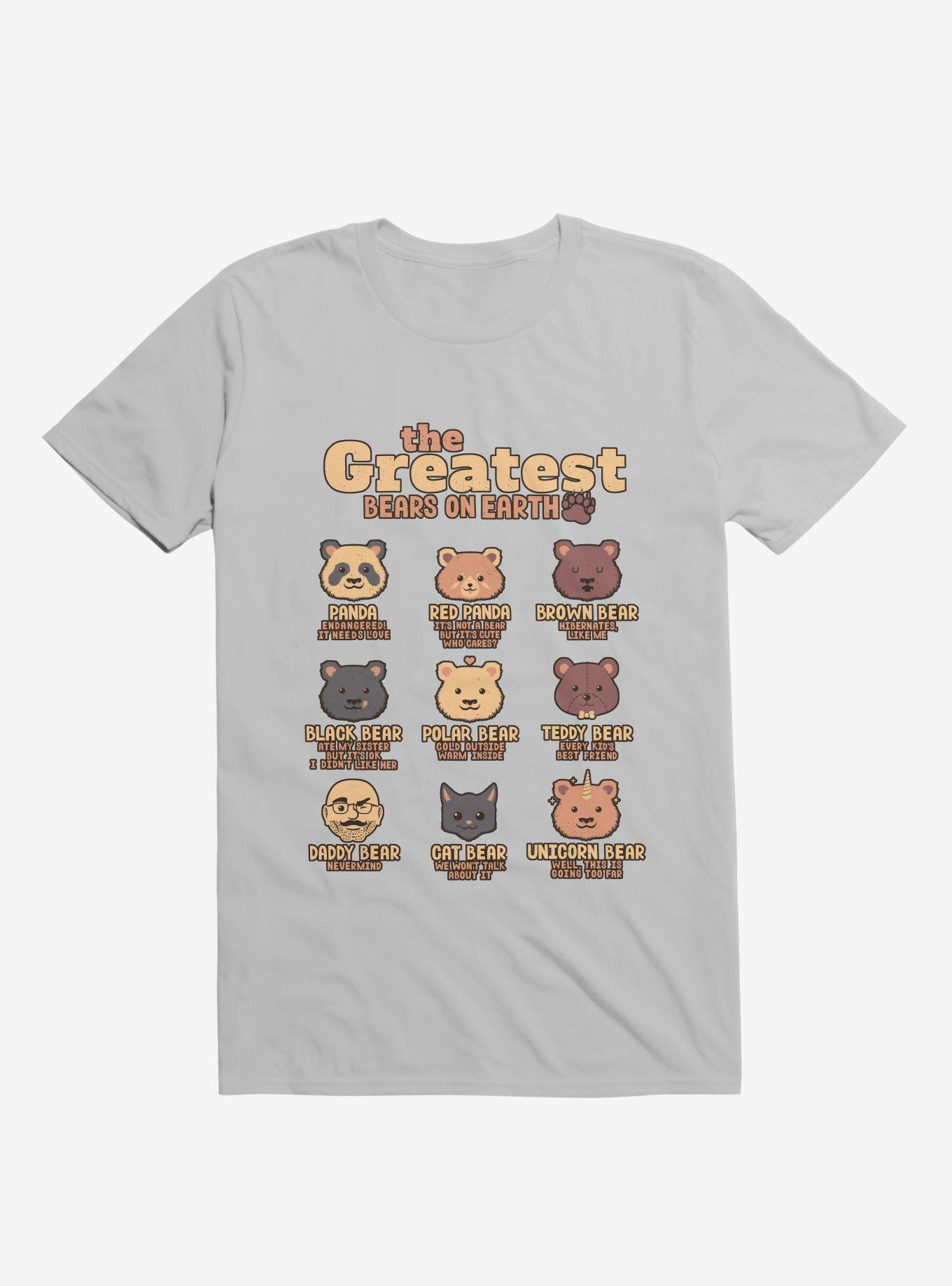 Greatest Bears Daddy Ice Grey T-Shirt, , hi-res