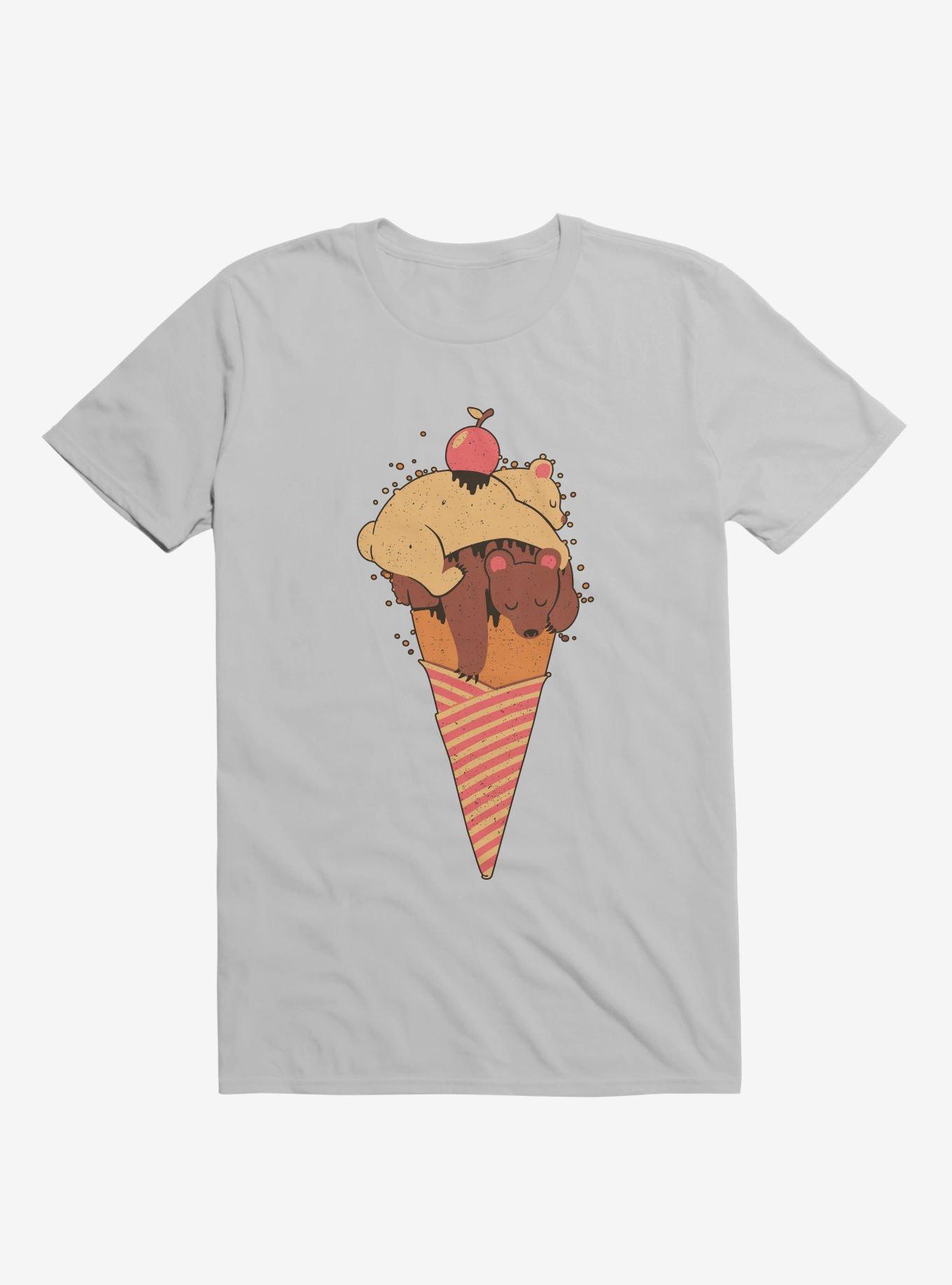 Ice Cream Bears Summer Ice Grey T-Shirt, , hi-res