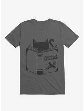 How To Kill A Mockingbird Cat Charcoal Grey T-Shirt, , hi-res