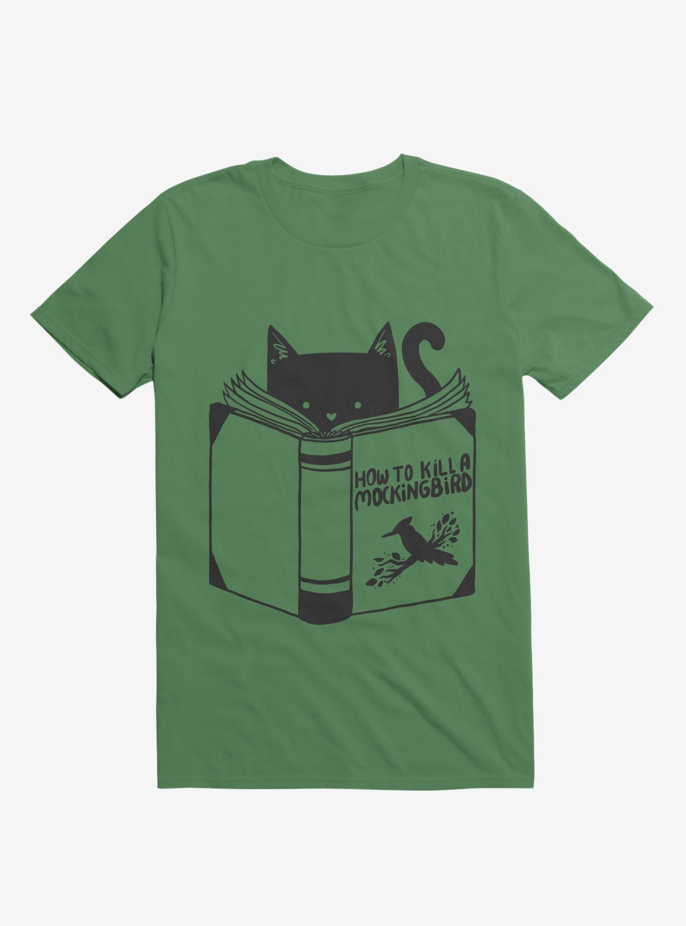 How To Kill A Mockingbird Cat Kelly Green T-Shirt, , hi-res