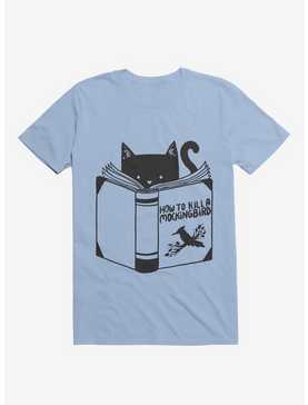 How To Kill A Mockingbird Cat Light Blue T-Shirt, , hi-res