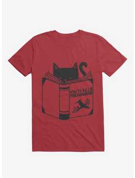 How To Kill A Mockingbird Cat Red T-Shirt, , hi-res