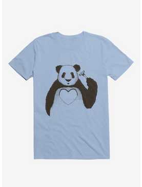 Love Panda Light Blue T-Shirt, , hi-res