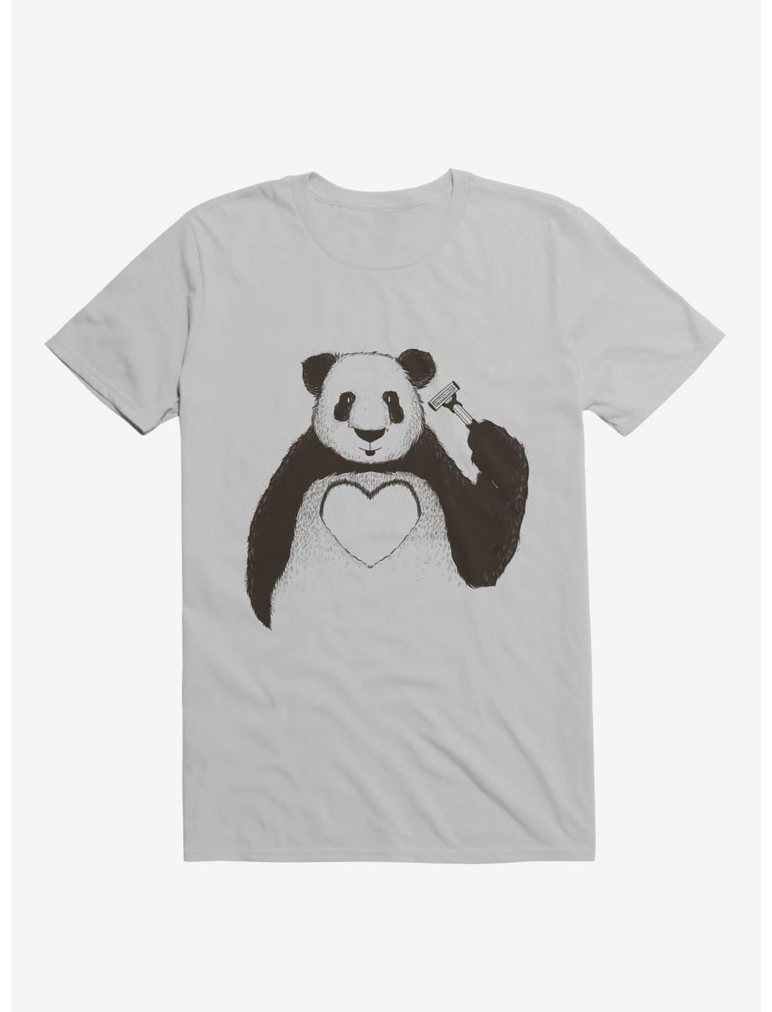 Love Panda Ice Grey T-Shirt, ICE GREY, hi-res