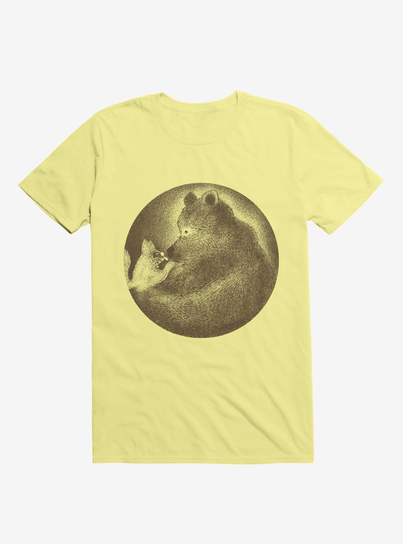 Miss You Bear Corn Silk Yellow T-Shirt