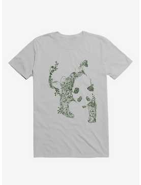 Sketch Of Nature Panda Ice Grey T-Shirt, , hi-res