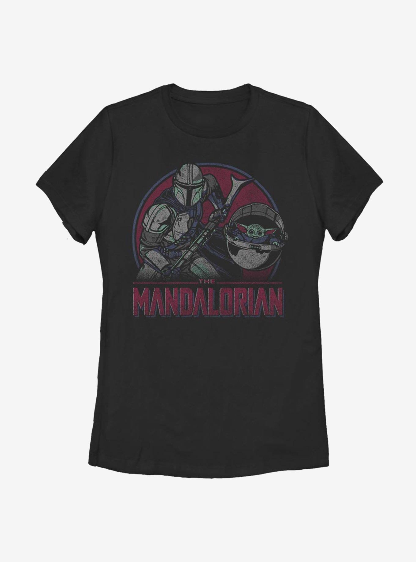 Star Wars The Mandalorian The Child Duo Color Pop Womens T-Shirt, BLACK, hi-res