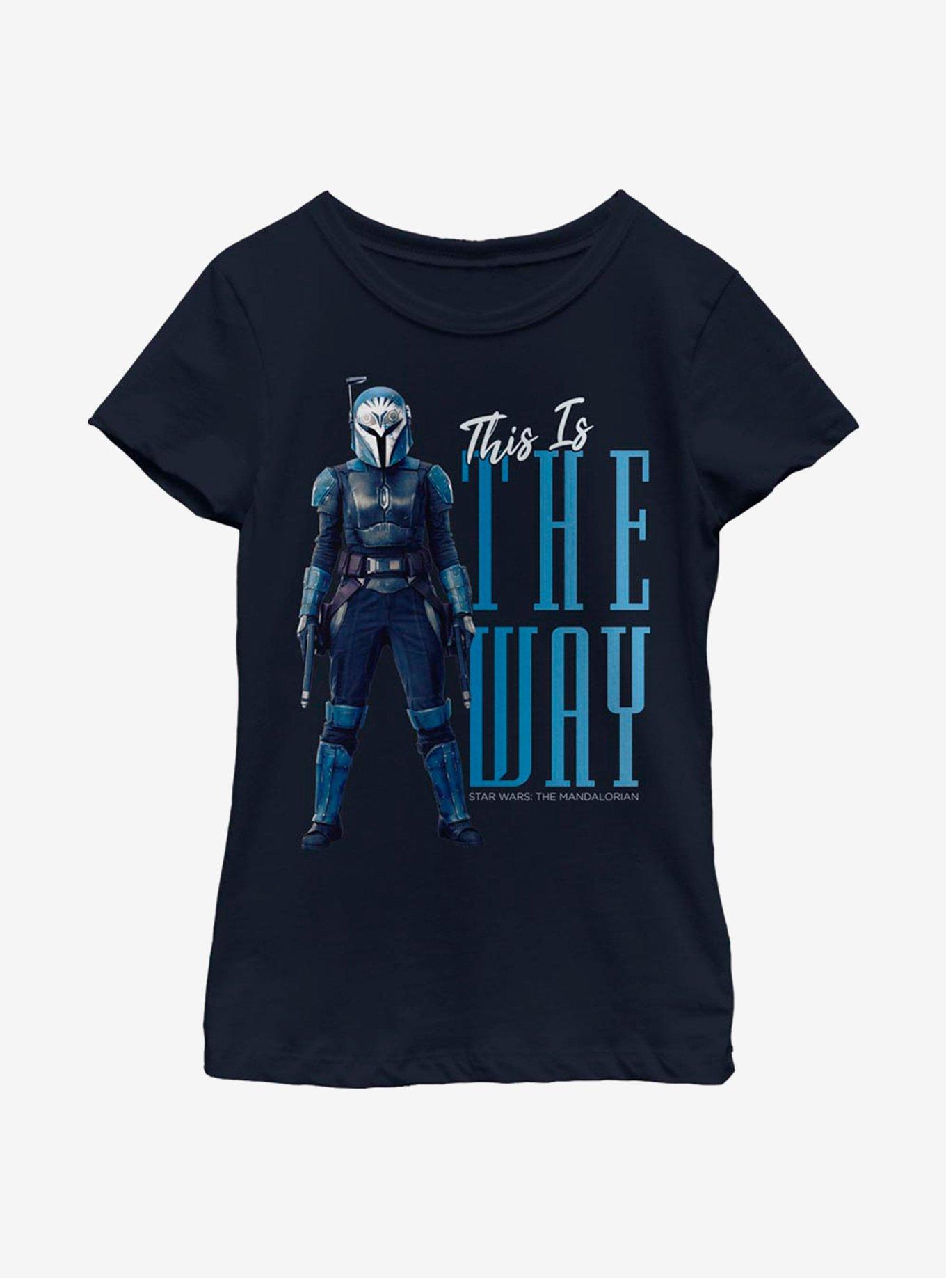 Star Wars The Mandalorian Bo-Katan Stance Youth Girls T-Shirt, , hi-res