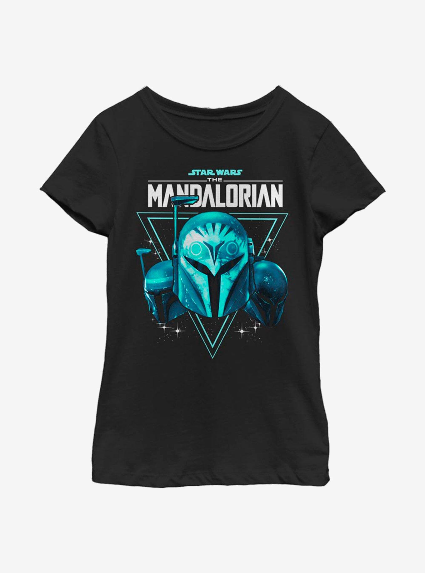 Star Wars The Mandalorian Mandomon Path Youth Girls T-Shirt, BLACK, hi-res